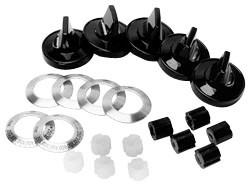 KNOB&DIAL KIT, GAS WHITE - 